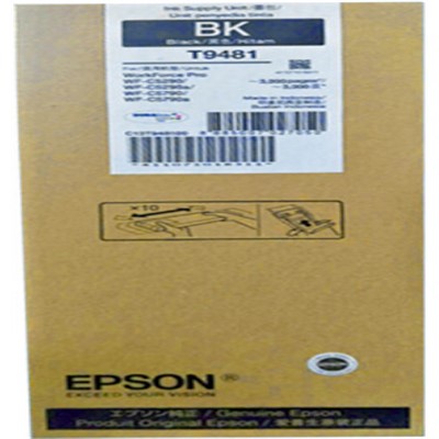 爱普生 喷墨盒 T9481  标准容量黑色墨水袋 适用(WF-5290a/5790a机型)