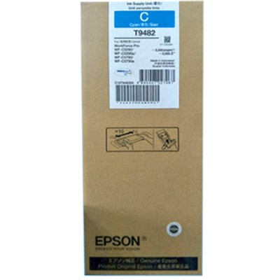  爱普生 喷墨盒 T9482C  标准容量青色墨水袋 适用(WF-5290a/5790a机型)