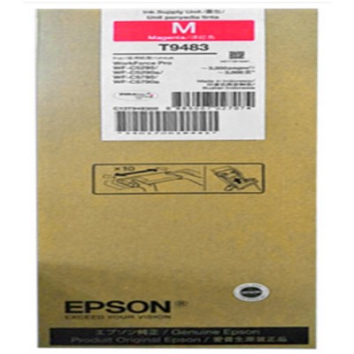 爱普生 喷墨盒 T9483M 标准容量红色墨水袋 适用(WF-5290a/5790a机型)