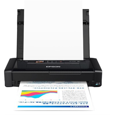 爱普生（EPSON）A4彩色打印机 WF-110 A4彩色无线便携式打印机 内置电池/USB供电
