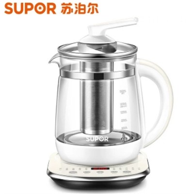 苏泊尔(SUPOR) SW-15Y06 壶 养生壶 1.5L大容量加厚玻璃多功能煮水壶 电煮茶壶 电热水壶 烧开水壶 S