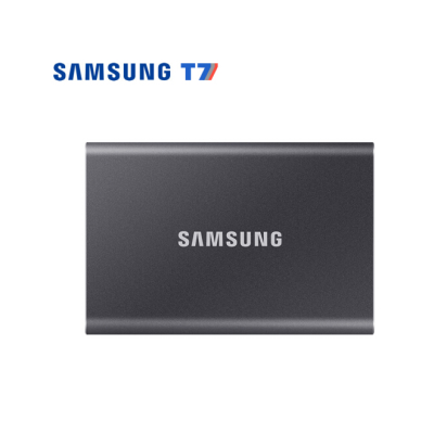 三星（SAMSUNG） 1TB Type-c USB 3.2 移动固态硬盘（PSSD） T7 灰色 NVMe传输速度1050MB/s 