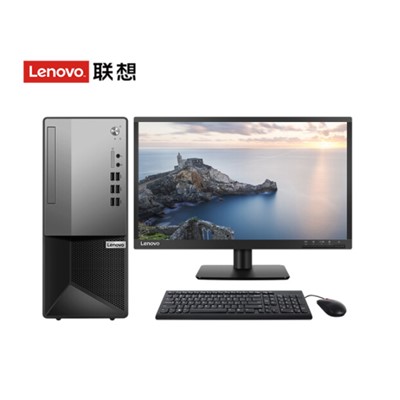 台式计算机 联想(Lenovo)扬天M6600 2021十代英特尔酷睿i5六核商务办公台式电脑整机 21.5英寸全高清屏 定制i5-10400 8G 1T DVDRW