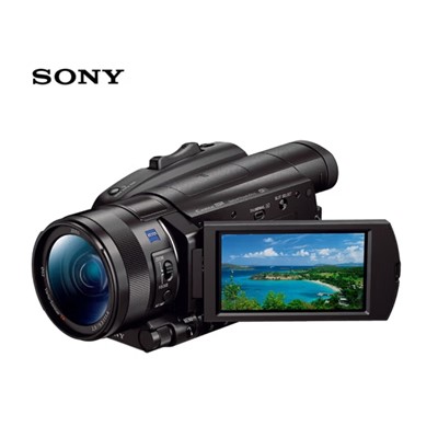 索尼(SONY) FDR-AX700 通用摄像机 4K高清家用/直播摄像机（含128G存储库 摄像机包）