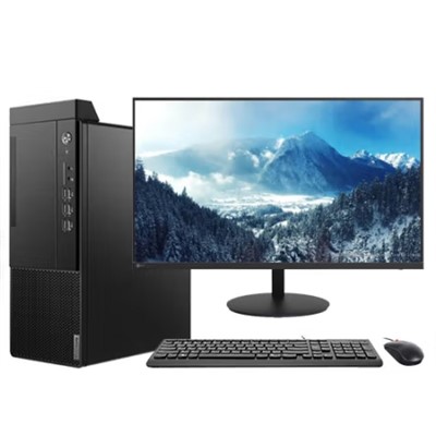 联想（Lenovo）M450 台式计算机商用办公台式机电脑主机+23.8显示器(i5-12500 16G 1TB固态 23.8)
