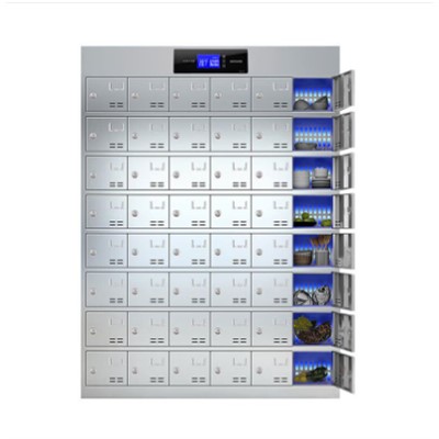 中伟（ZHONGWEI）ZW-XDG050 消毒柜 不锈钢员工消毒碗柜食堂餐具柜紫外线臭氧储物柜 50门紫外线消毒